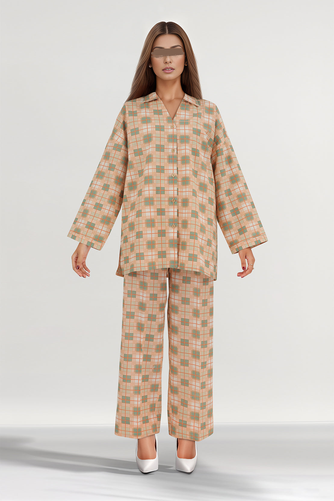 Unstitched Printed Cotton Khaddar 2 Piece (Shirt/Trouser)62718