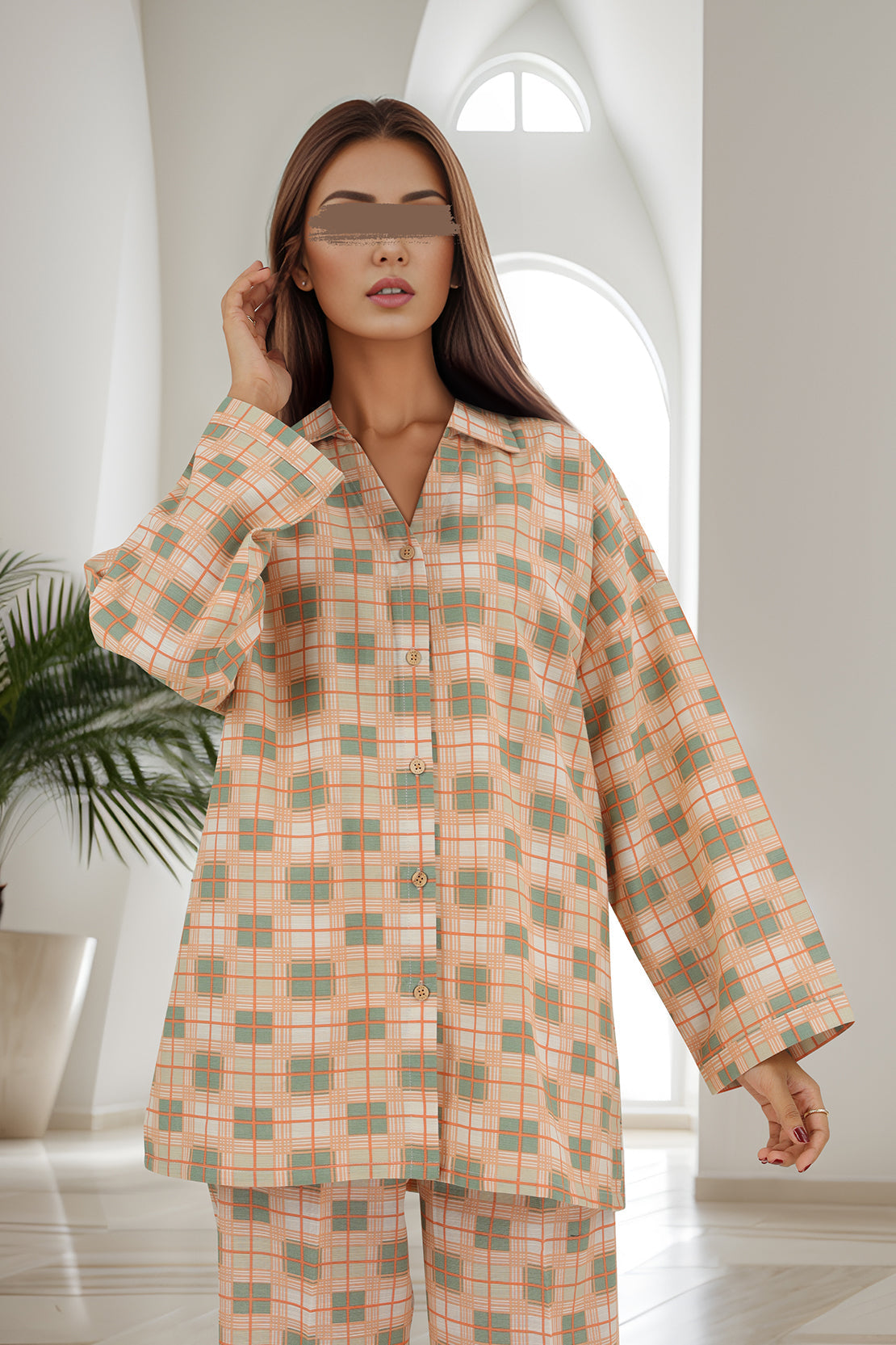 Unstitched Printed Cotton Khaddar 2 Piece (Shirt/Trouser)62718