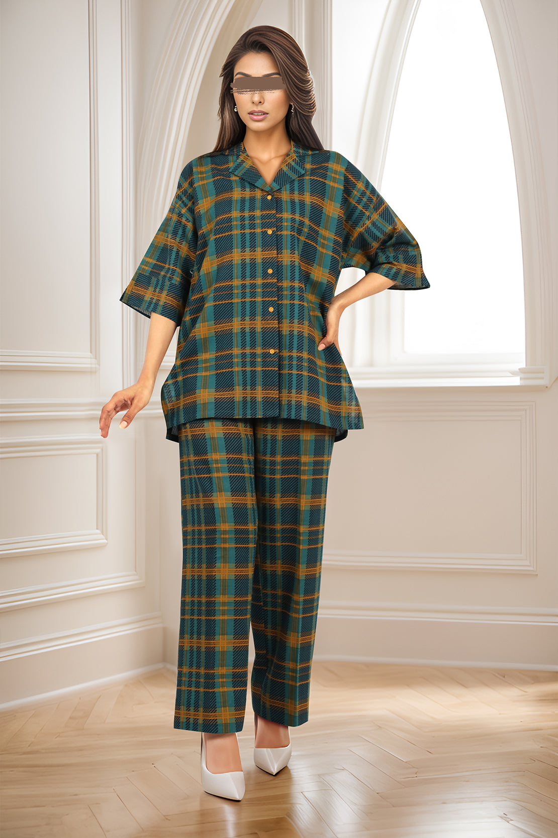 Unstitched Printed Cotton Khaddar 2 Piece (Shirt/Trouser)62721