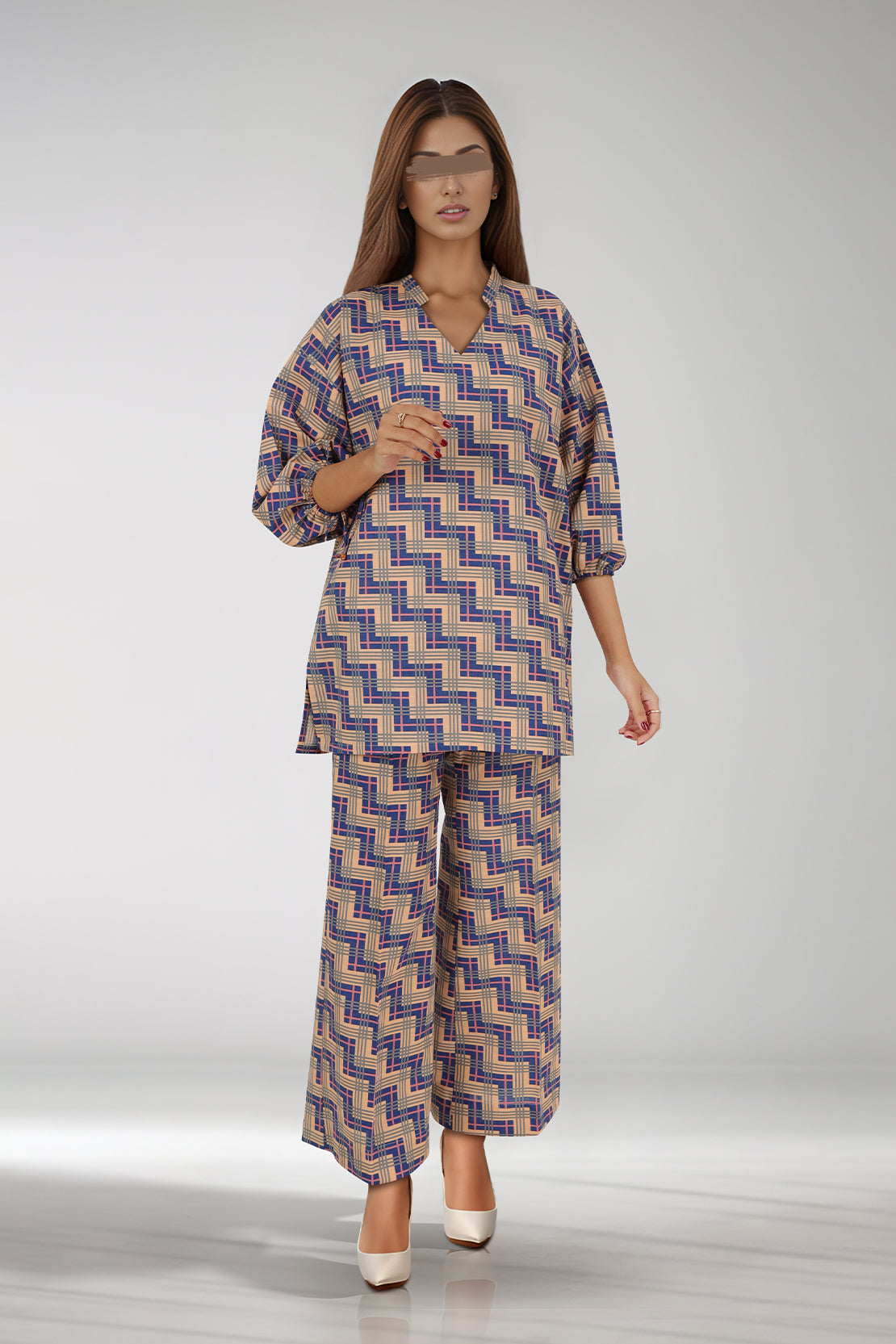 Unstitched Printed Cotton Khaddar 2 Piece (Shirt/Trouser)62729