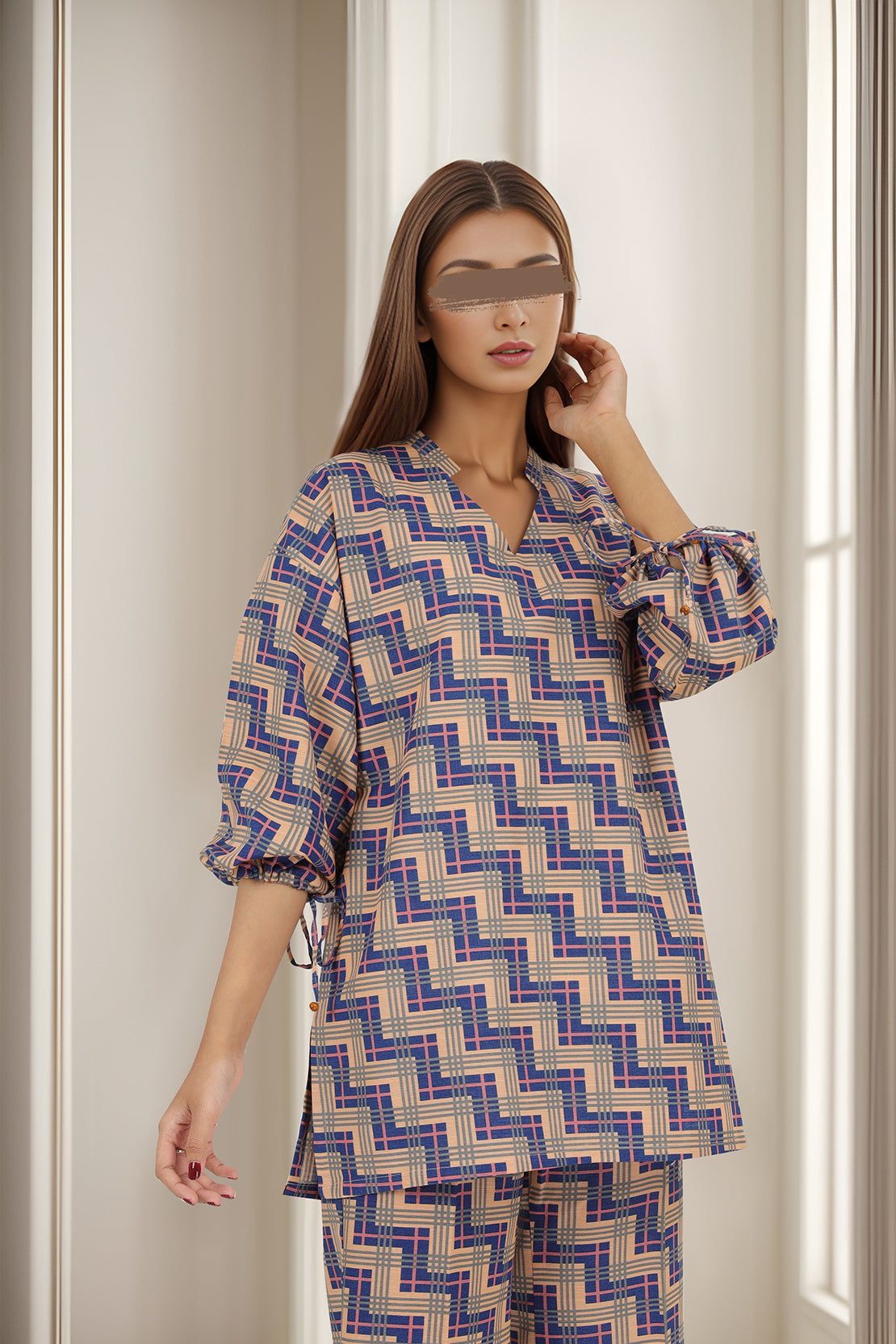 Unstitched Printed Cotton Khaddar 2 Piece (Shirt/Trouser)62729