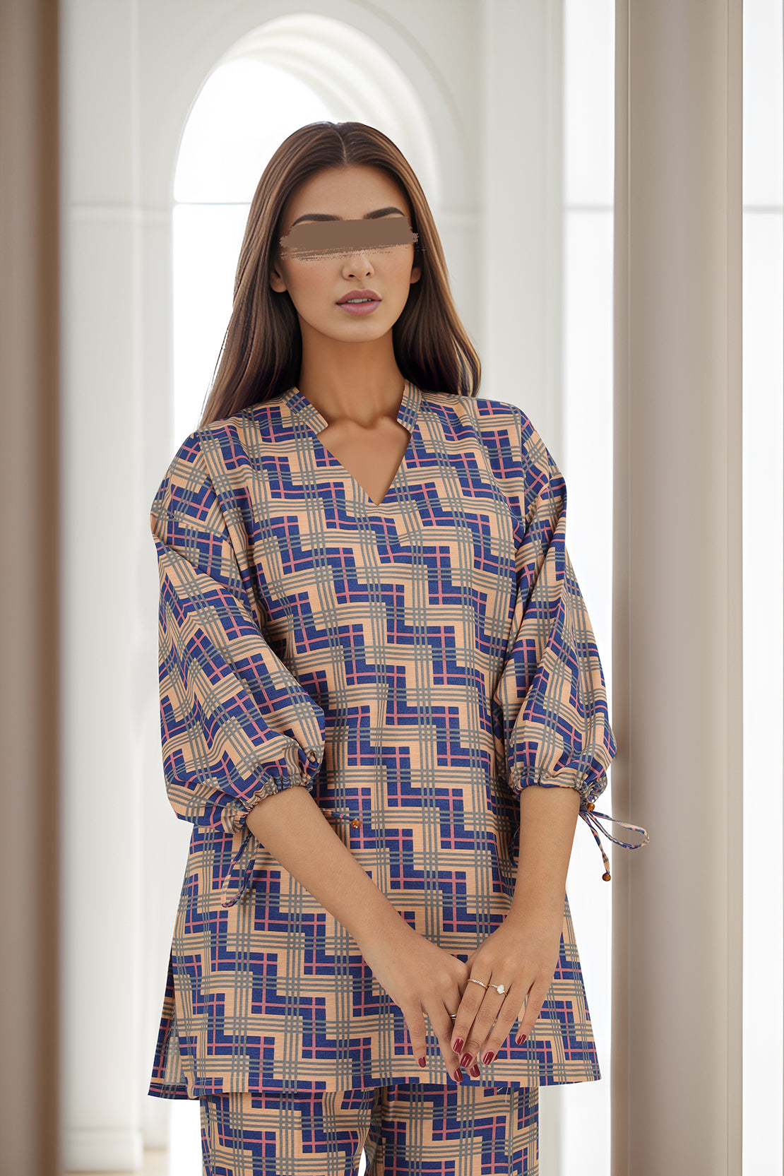 Unstitched Printed Cotton Khaddar 2 Piece (Shirt/Trouser)62729