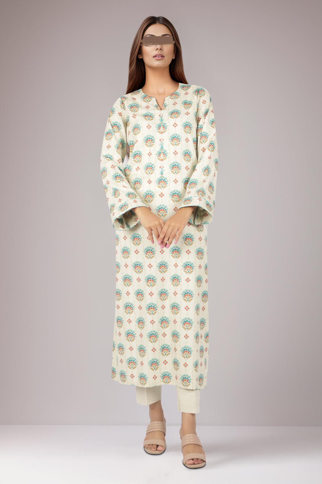Unstitched Printed Soft Touch Cotton 3 Piece64349