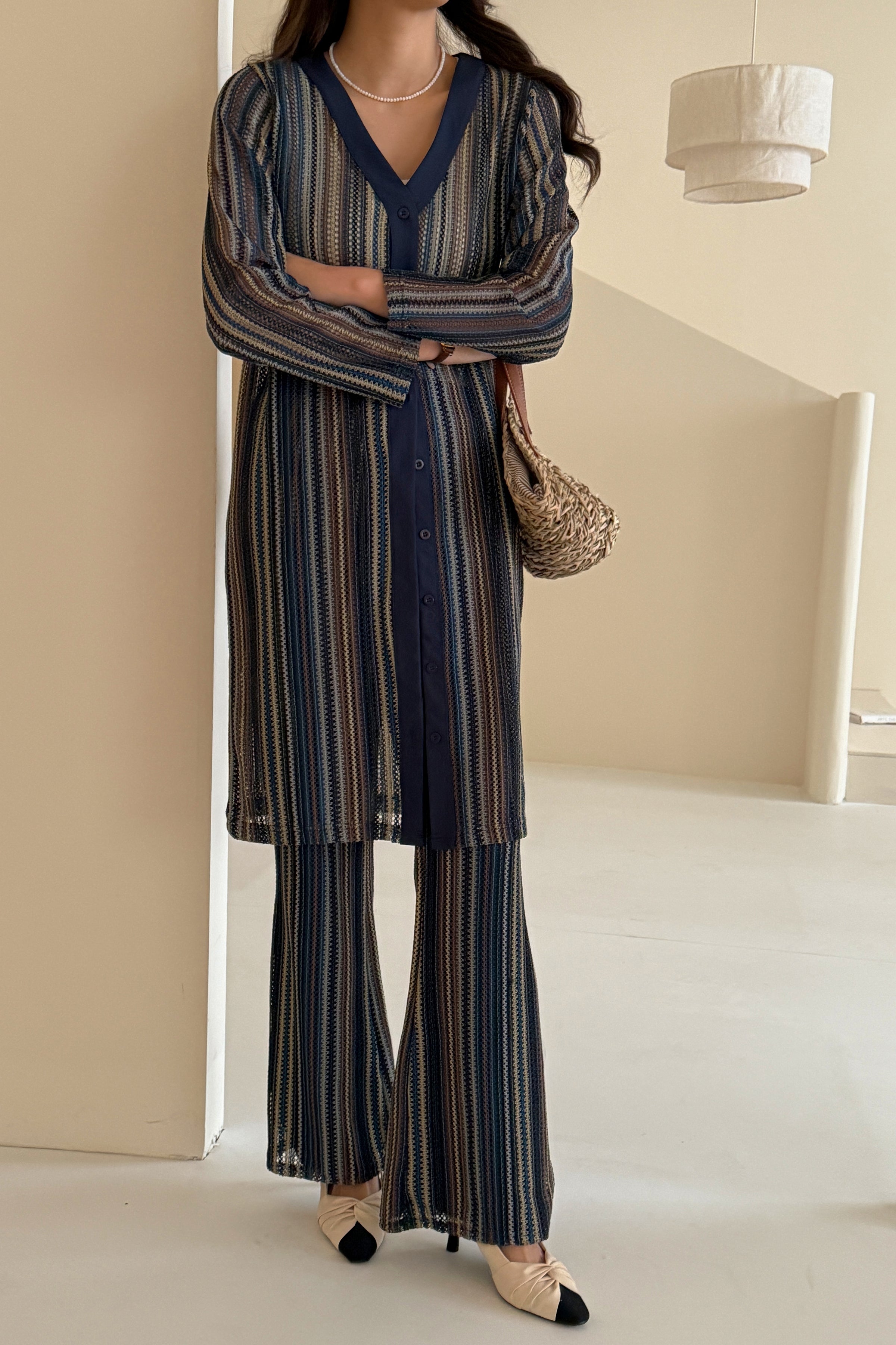 Nissa Two Piece Crochet Suit