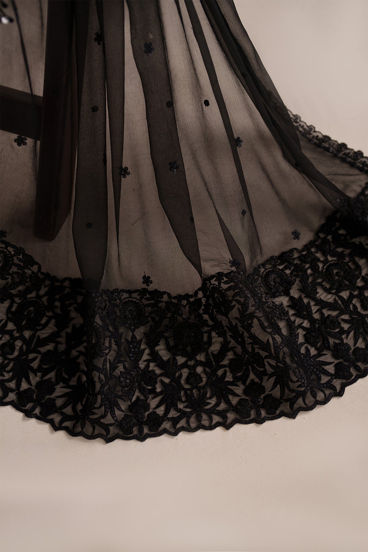 EMBROIDERED CHIFFON SF-4438