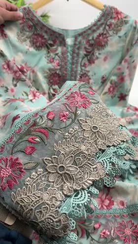 Aneelas Print Emb Lawn Printed Lawn Duppata 3pc [SPR-26-02] [Dispatch Time 2 Month]