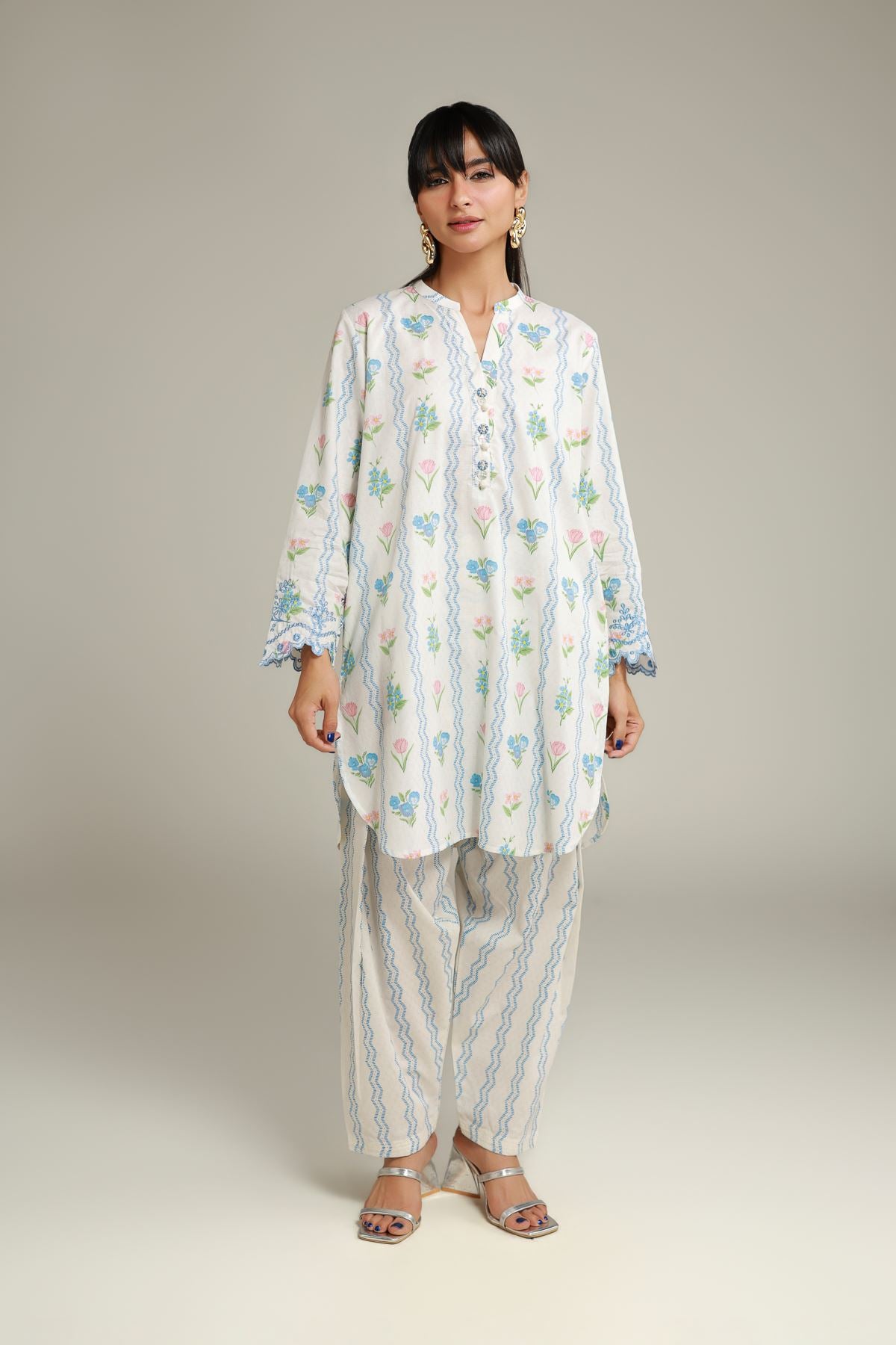 Embroidered Cotton Shalwar
