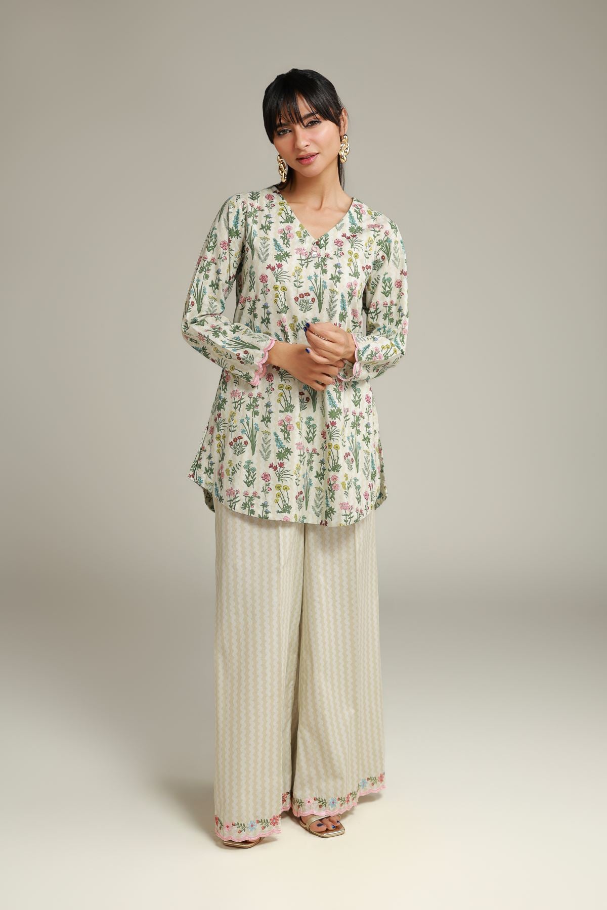 Cotton Dobby Pants