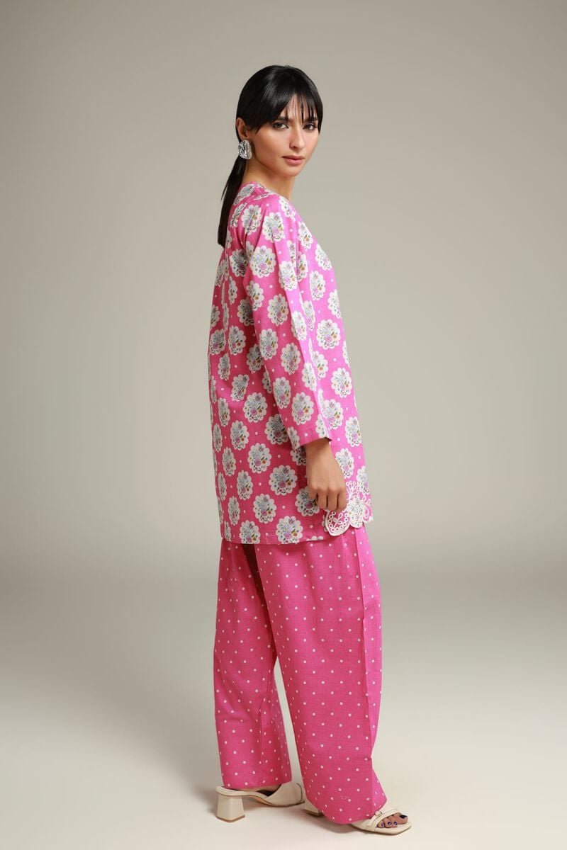 Pink Cotton Shalwar