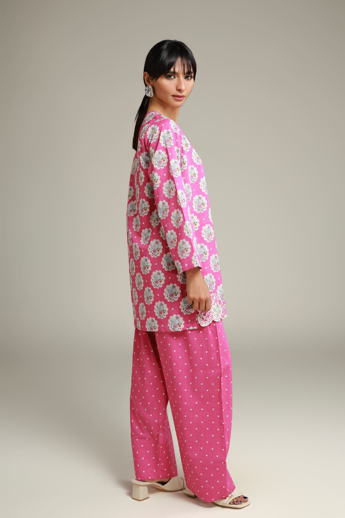 Pink Cotton Shalwar