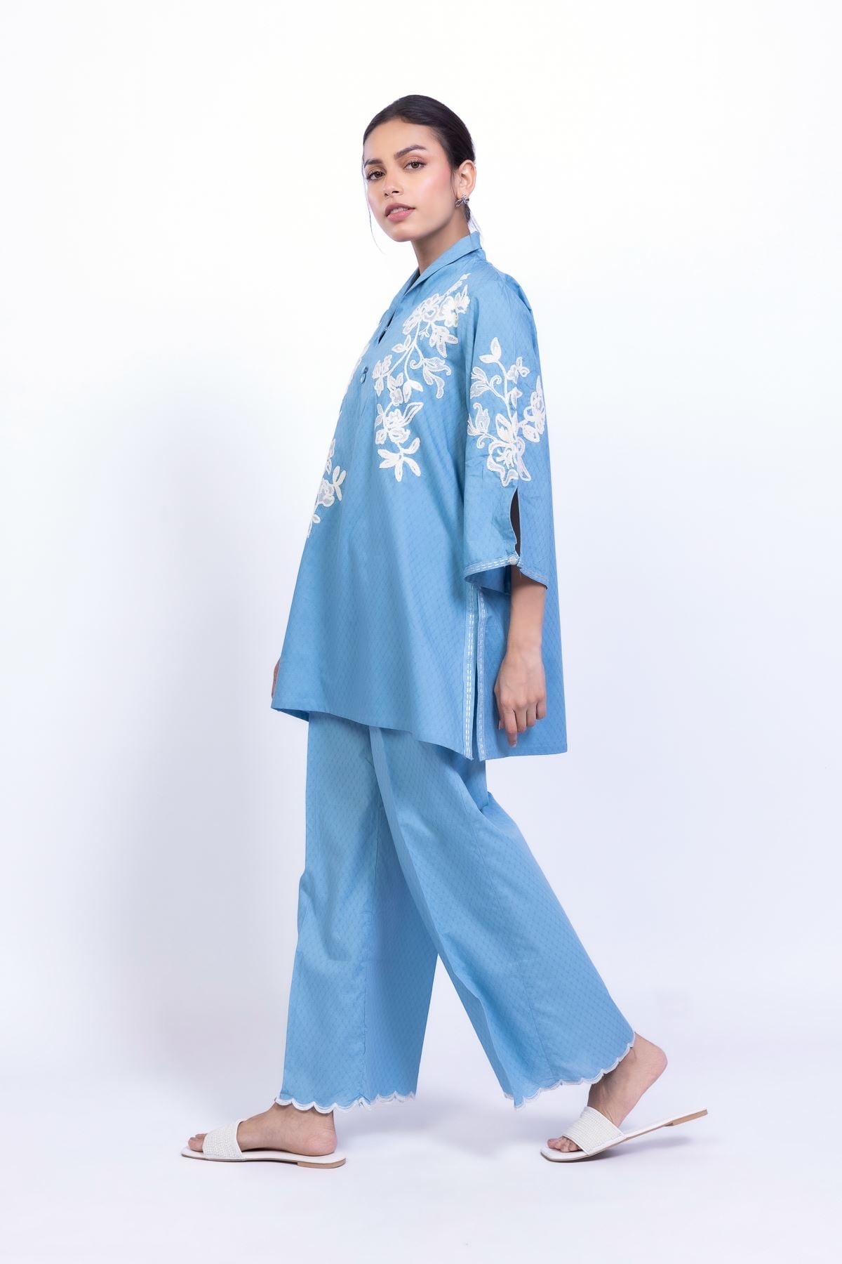 Blue Summer Pants
