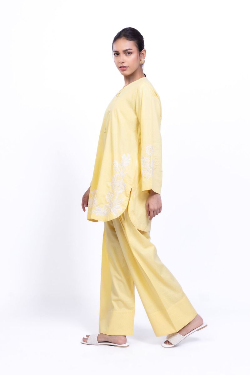 Yellow Cotton Pants