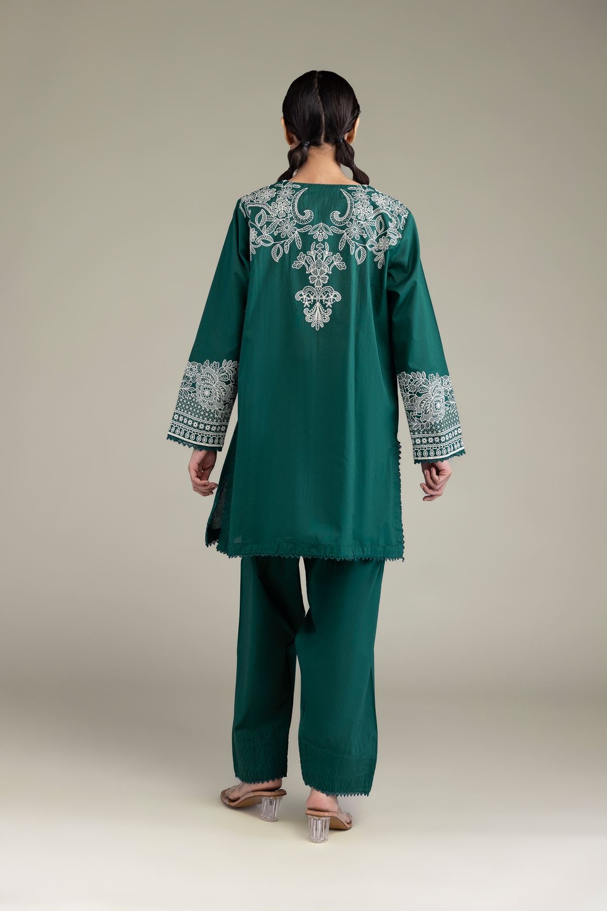 Green Cambric Kurta