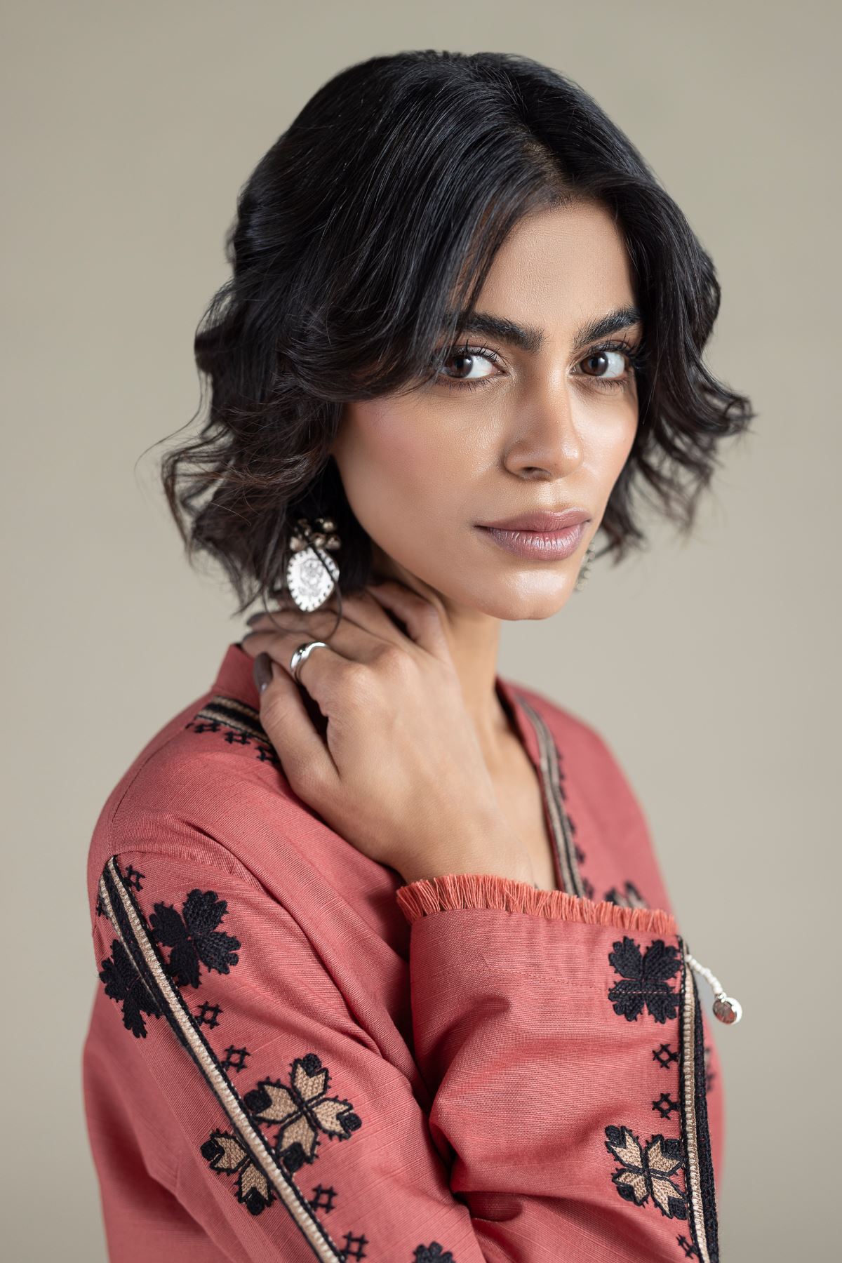 Embroidered | Khaddar Kurta