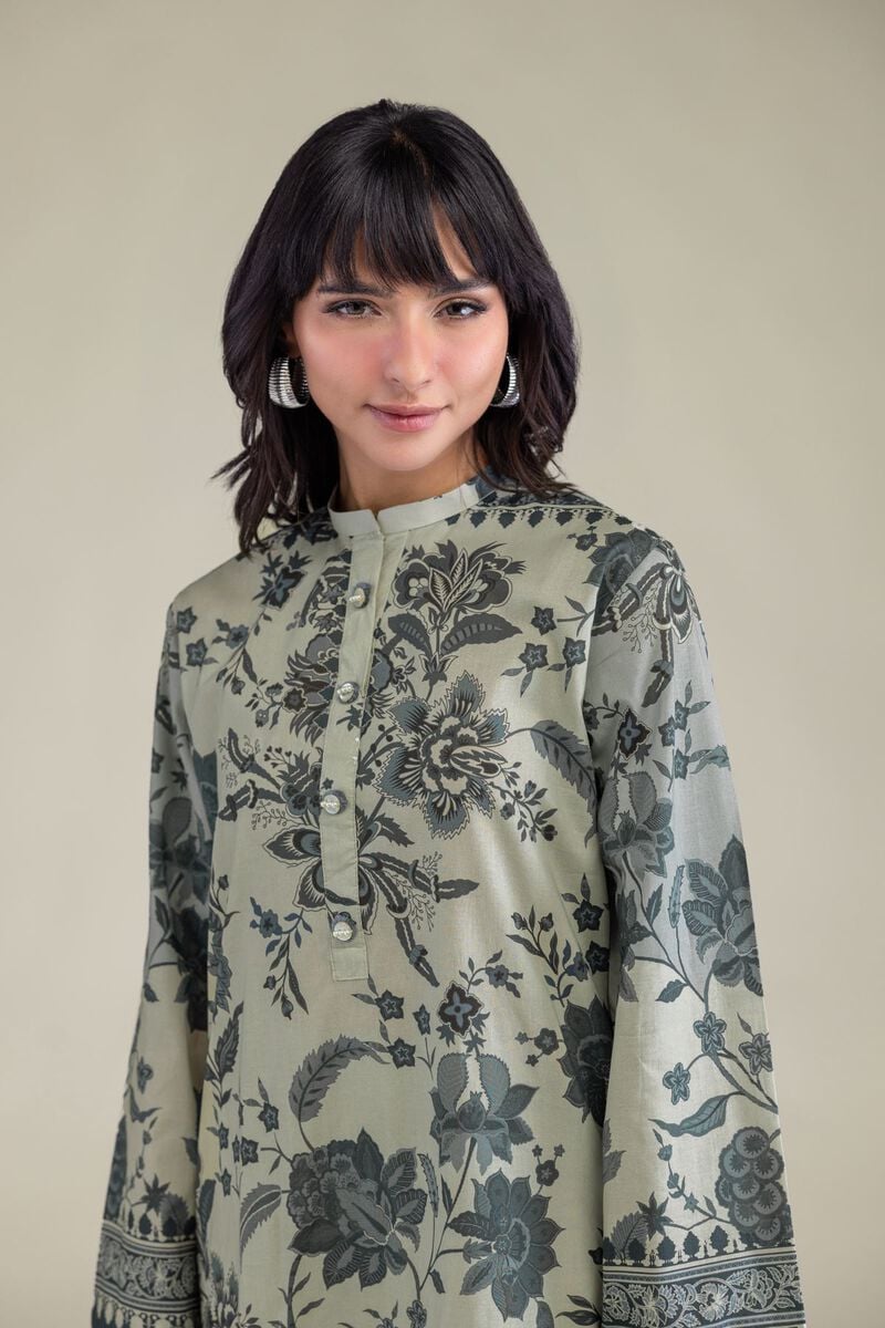 Floral Cambric Kurta
