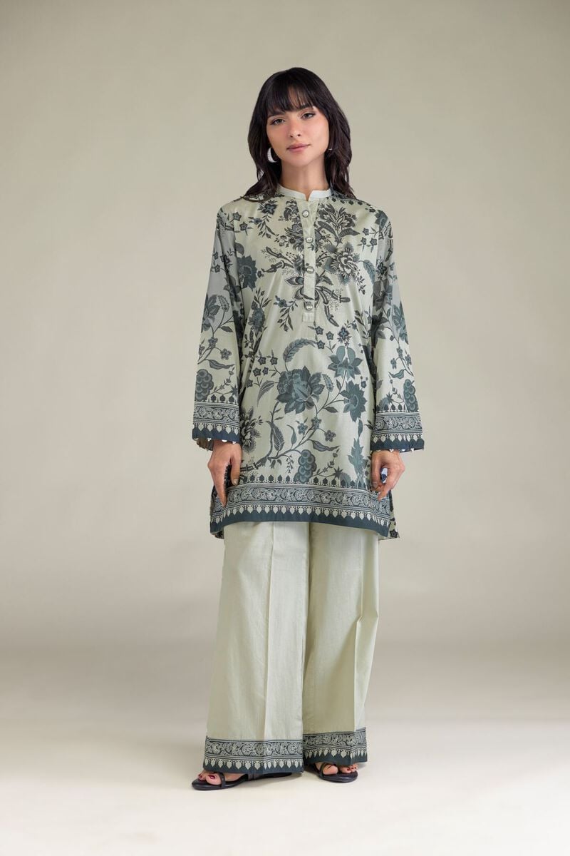 Floral Cambric Kurta