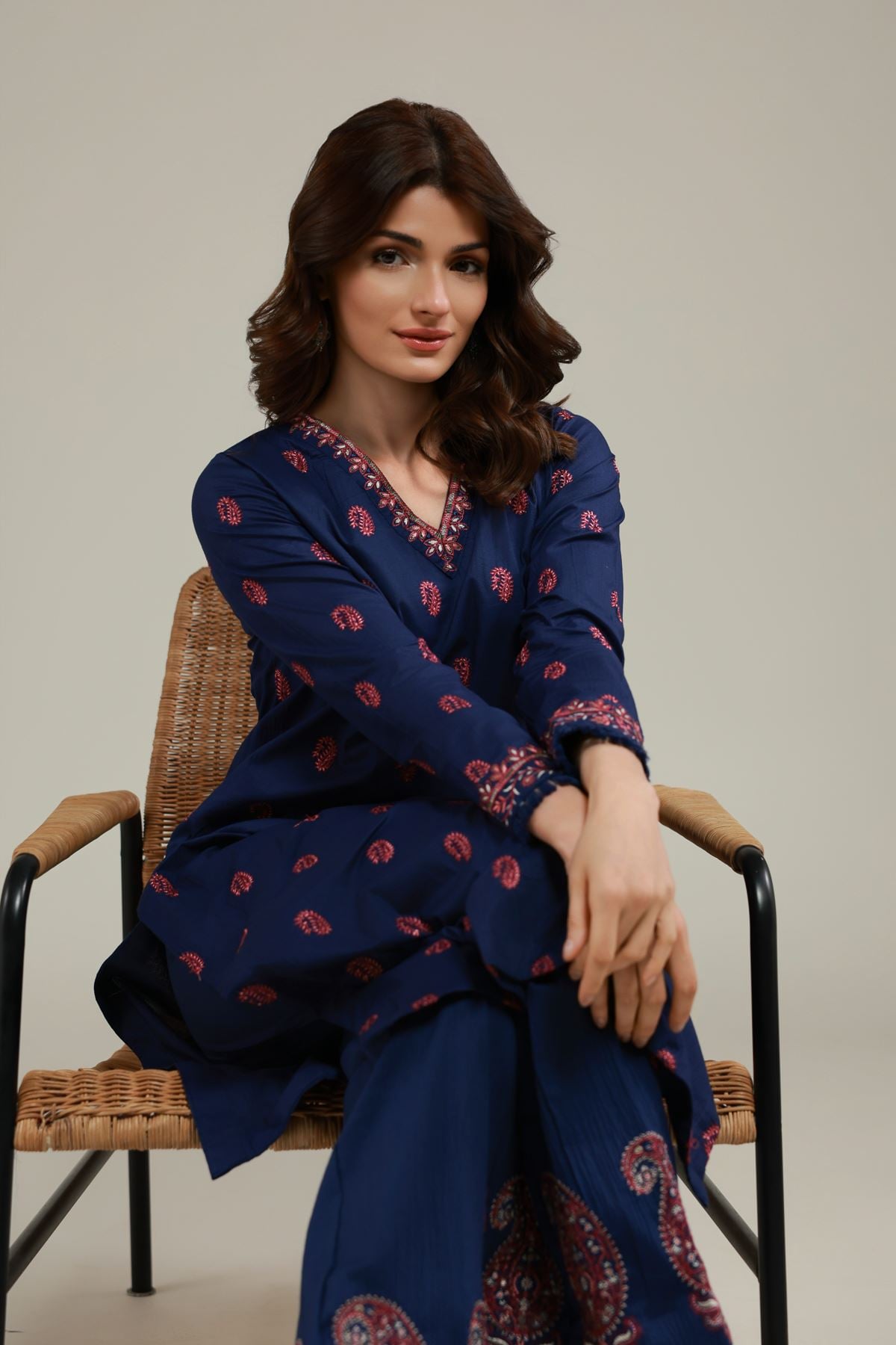 Paisley Longline Kurta