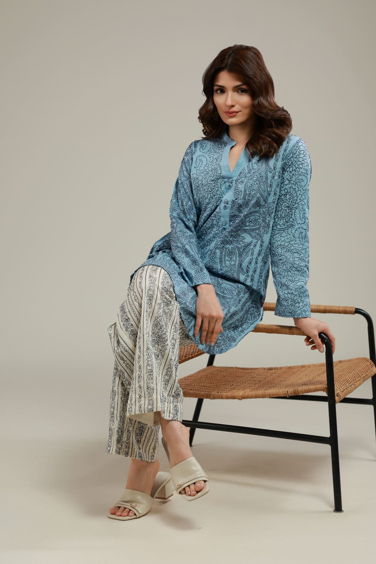 Paisley Short Kurta