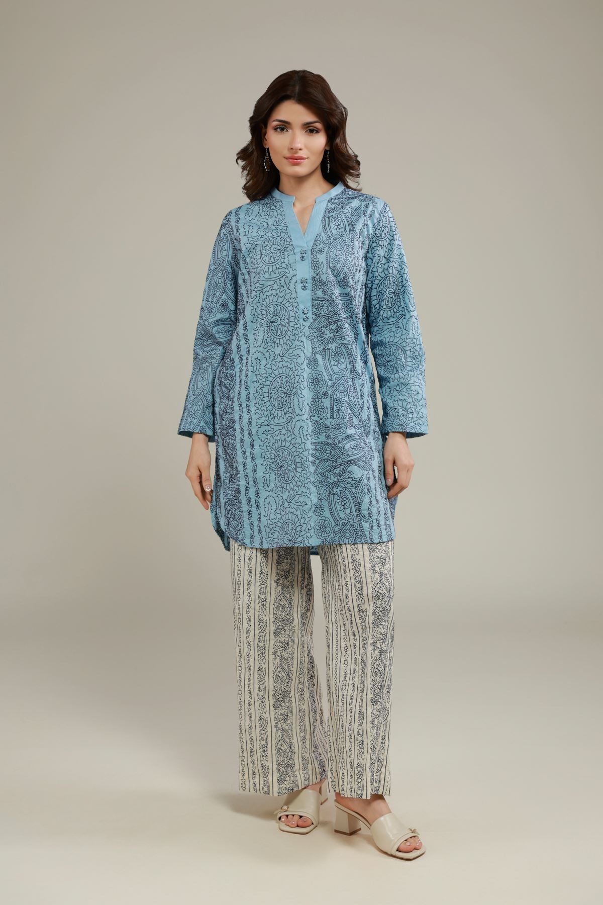 Paisley Short Kurta