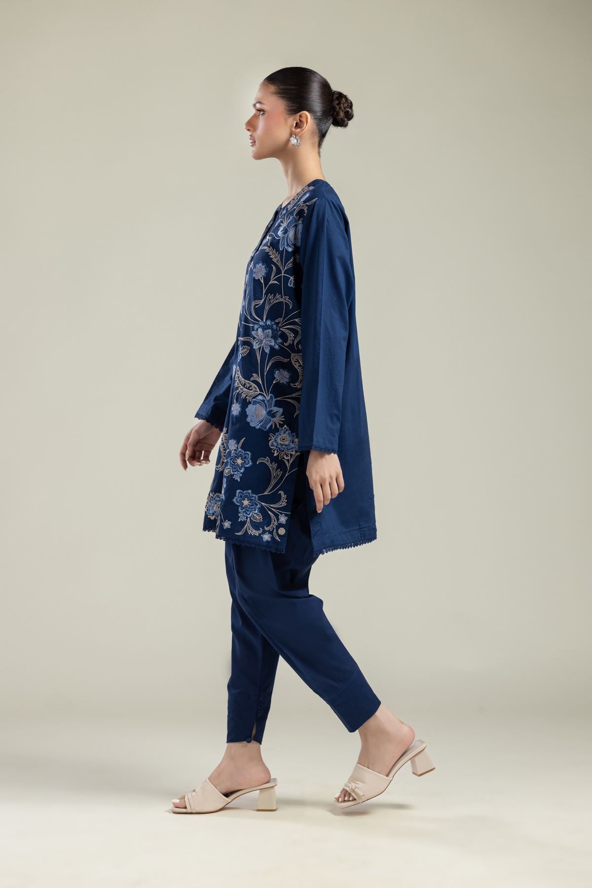 Solid Cambric Shalwar