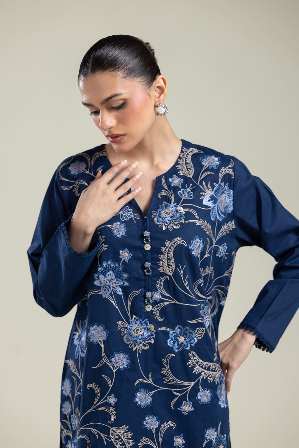 Short Cambric Kurta