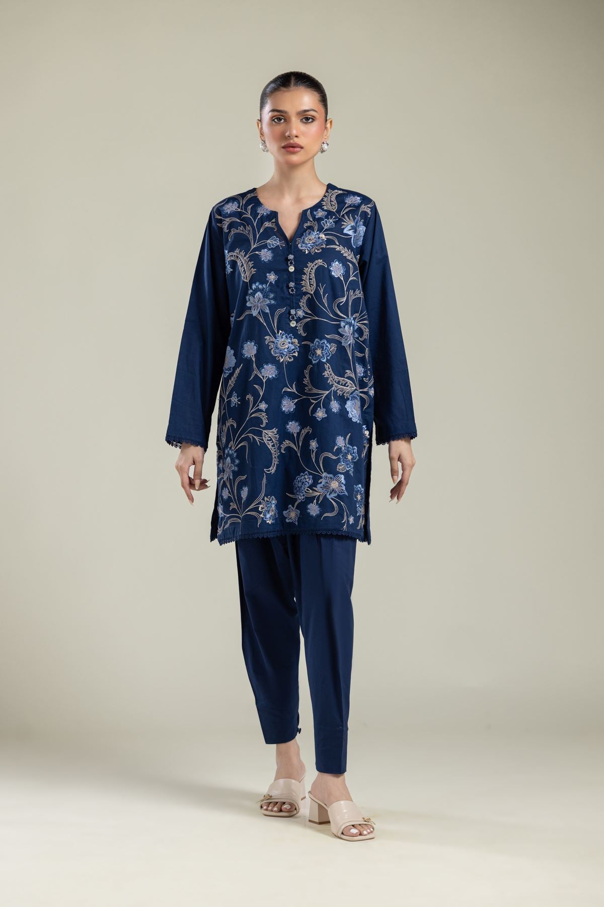 Short Cambric Kurta