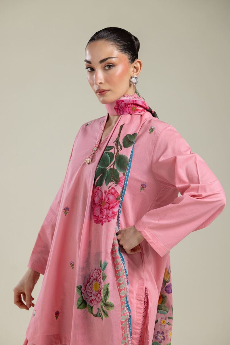 Floral Lawn Dupatta