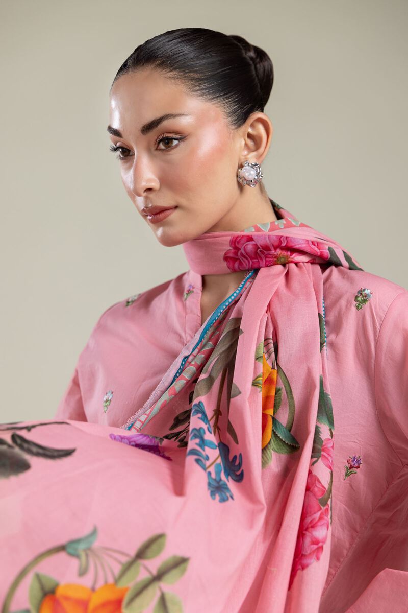 Floral Lawn Dupatta
