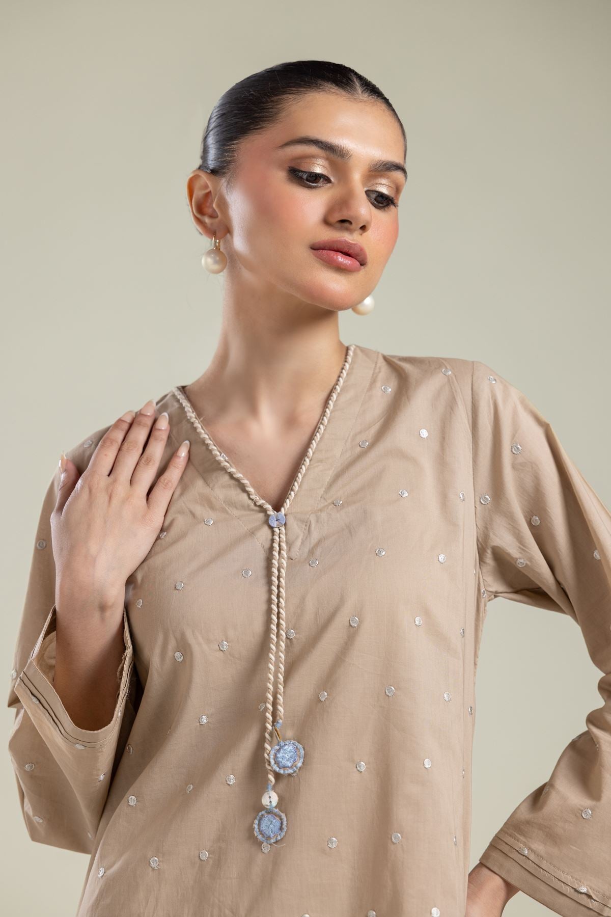 Short Cambric Kurta