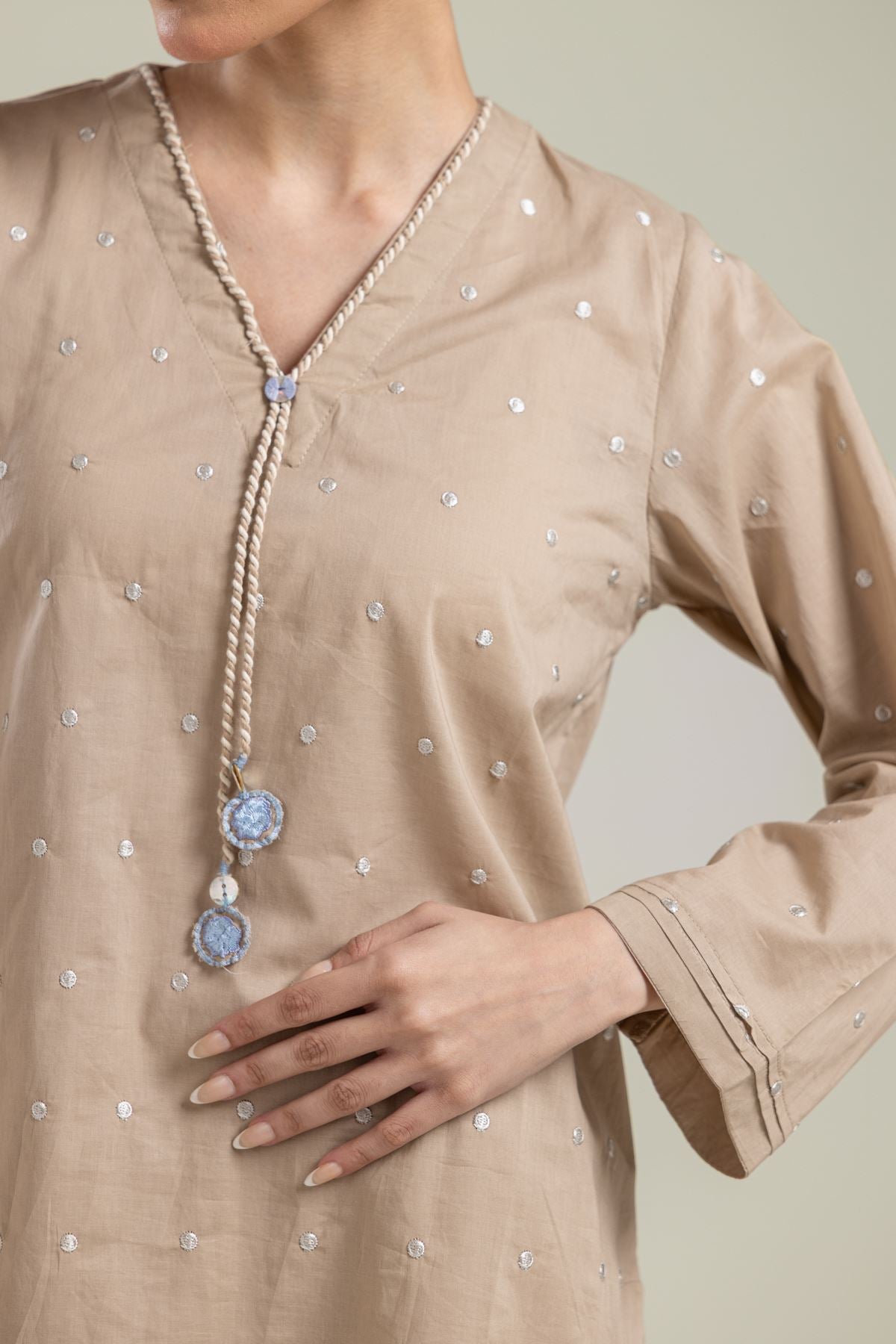 Short Cambric Kurta