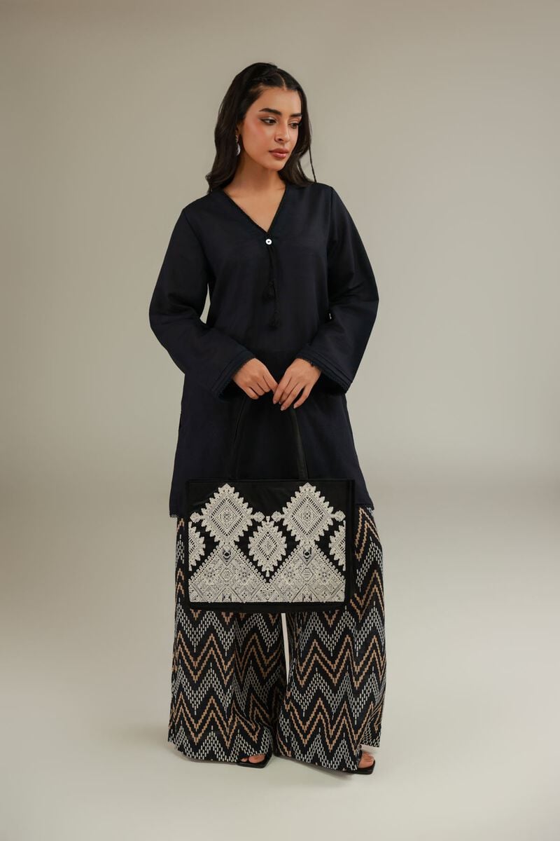 Black Wide Pants