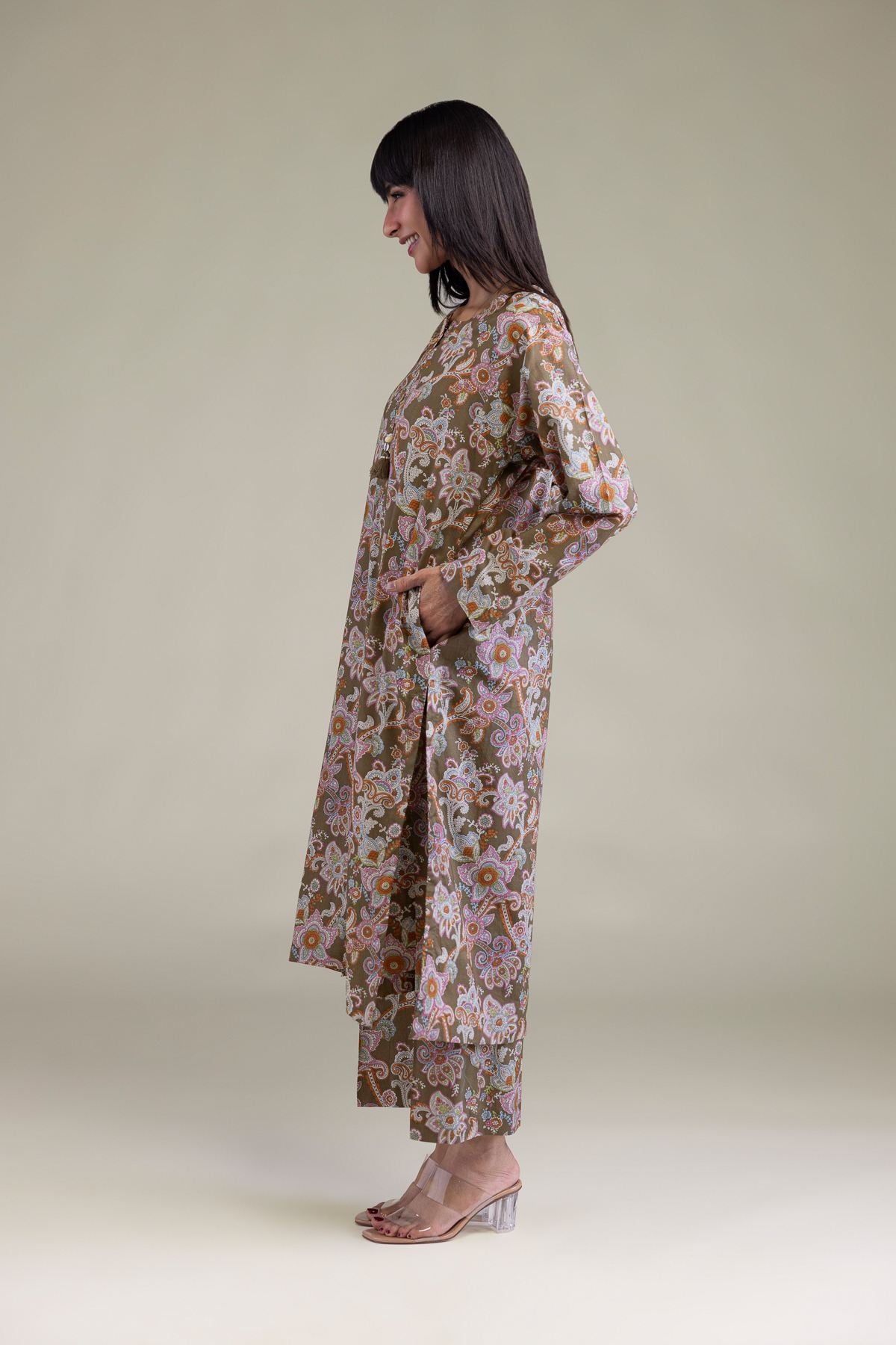 Brown Cambric Pants