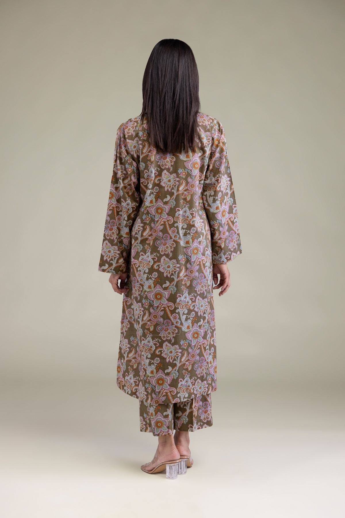 Brown Cambric Kurta