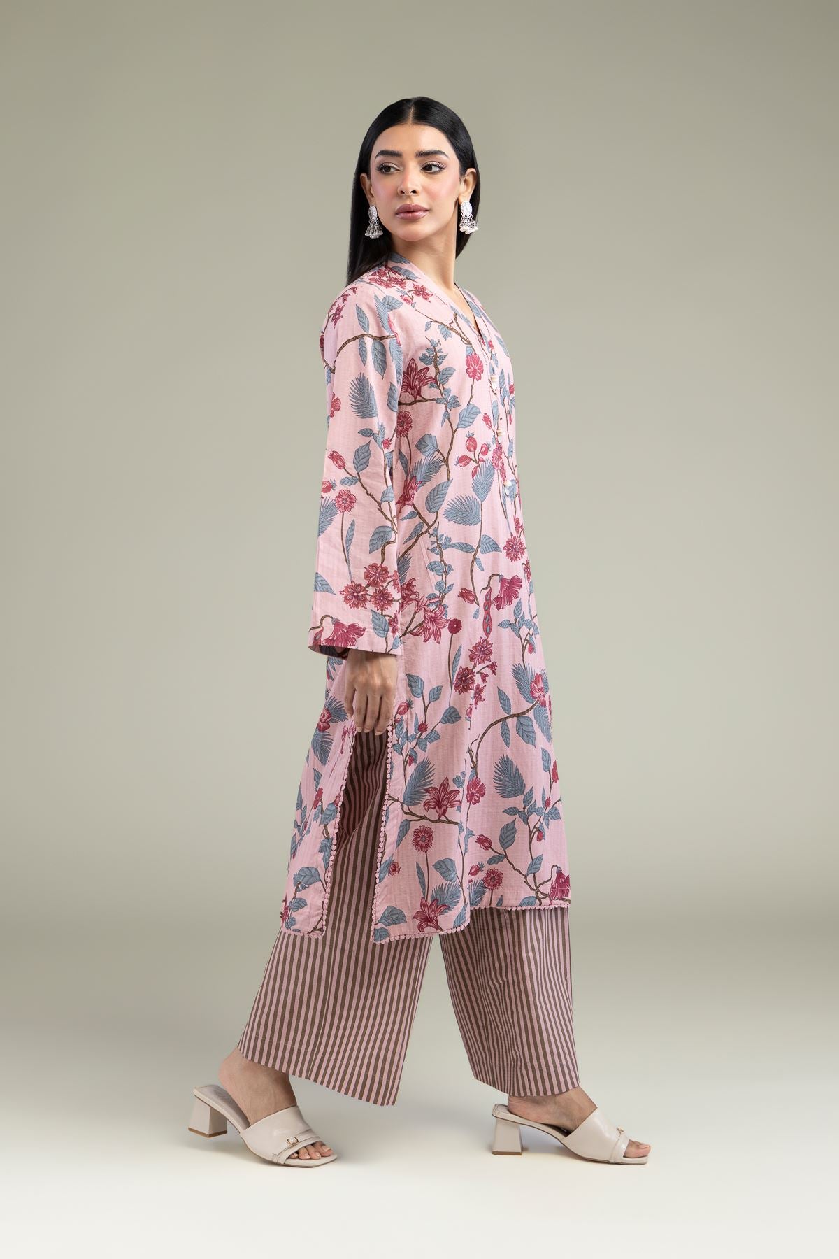 Floral Longline Kurta