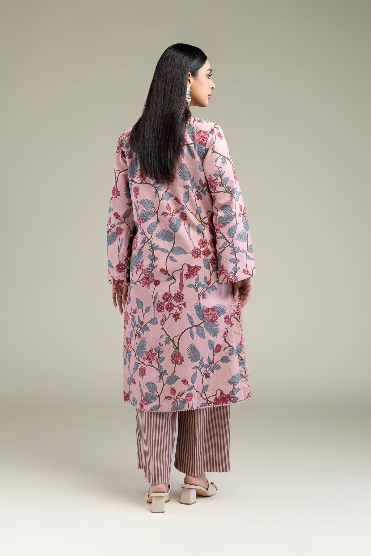 Floral Longline Kurta