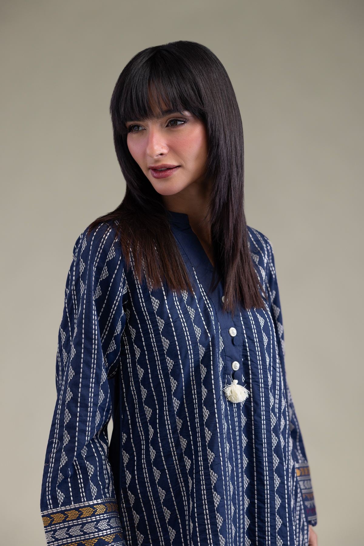Cambric Longline Kurta