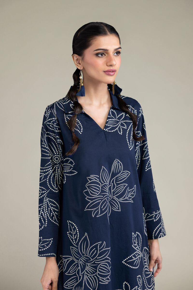 Navy Longline Kurta