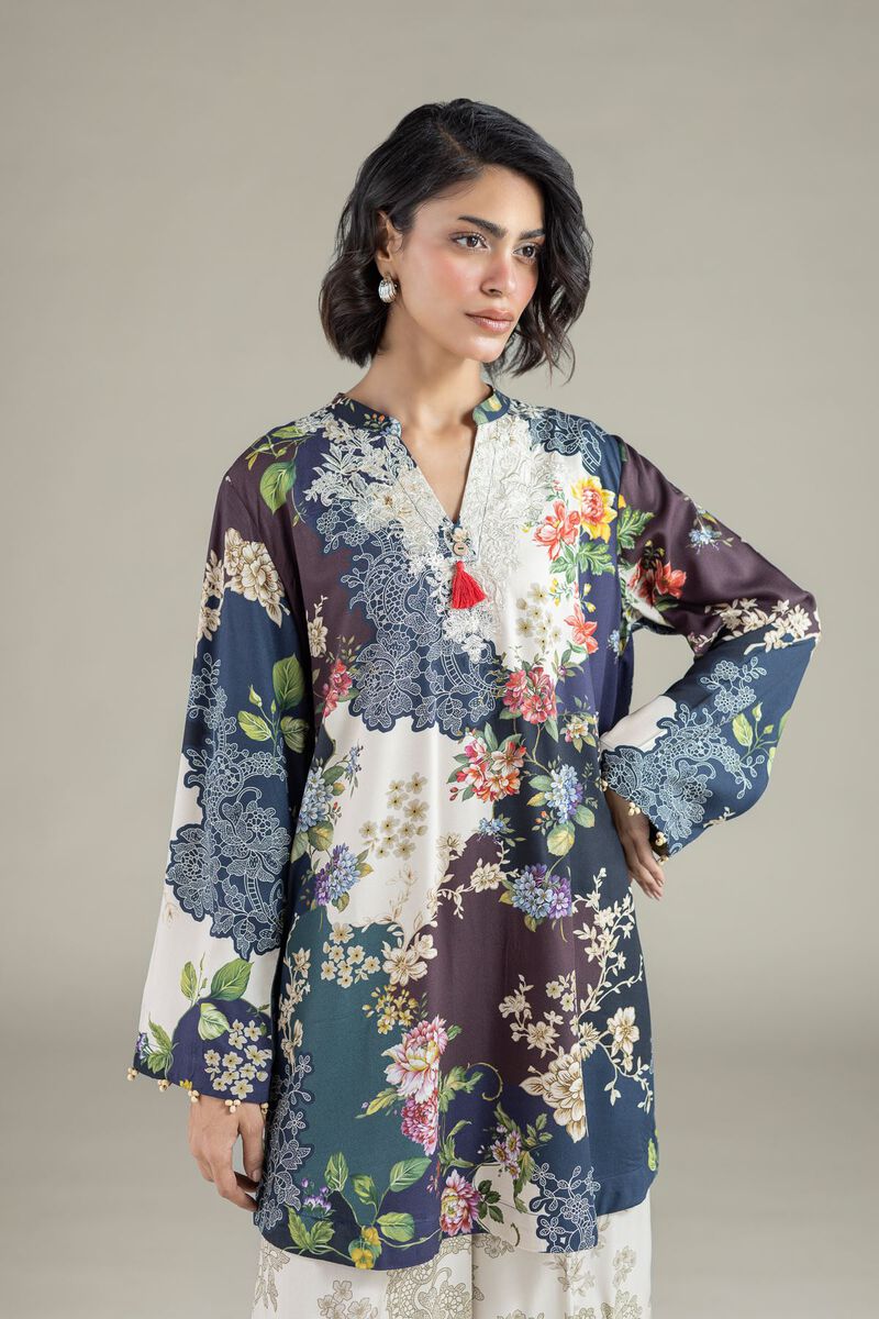 Floral Tassel Kurta