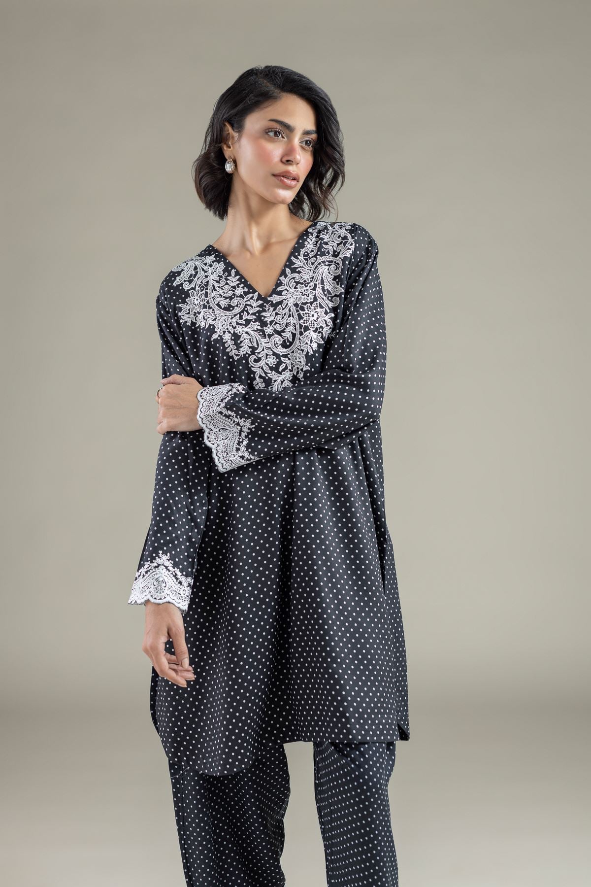 Polka Dot Kurta