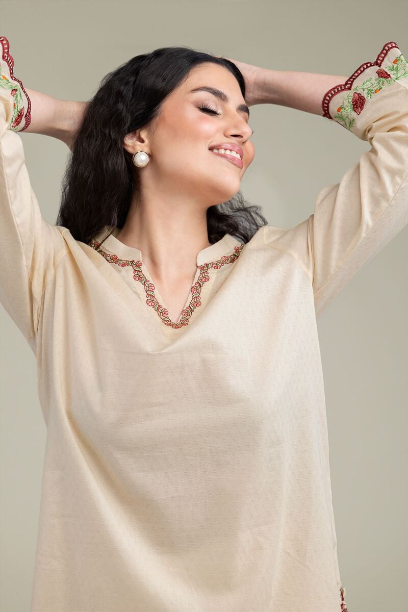 Floral Cotton Kurta