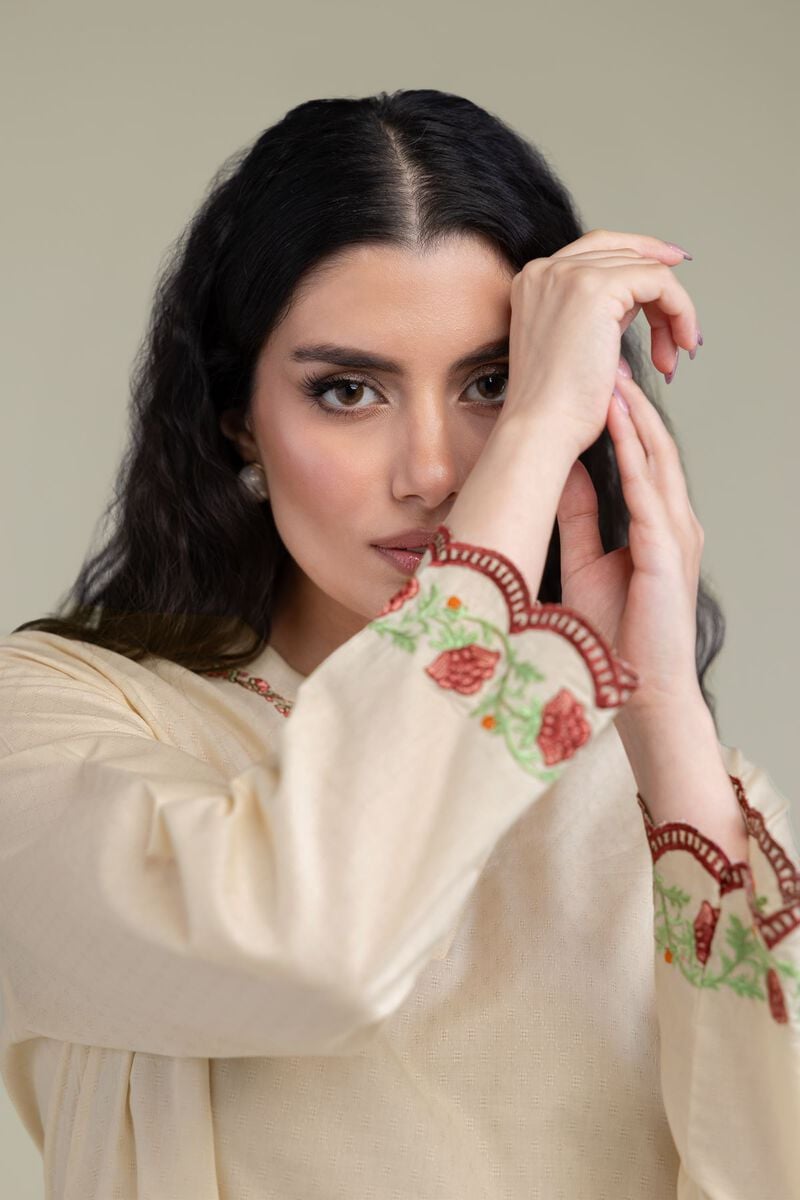 Floral Cotton Kurta