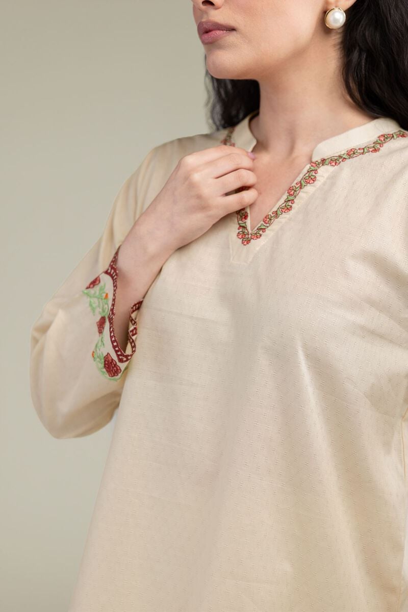 Floral Cotton Kurta
