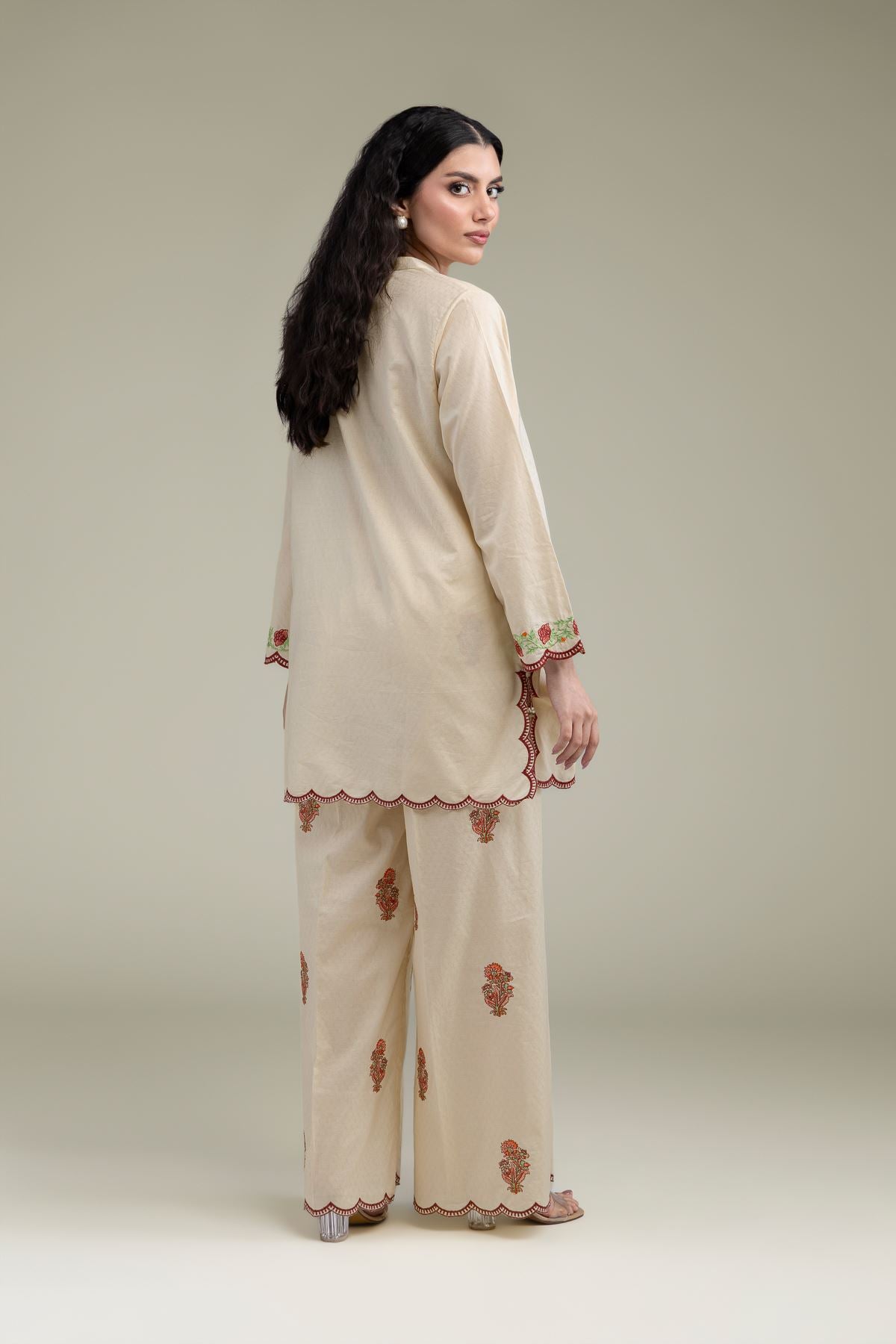 Floral Cotton Kurta