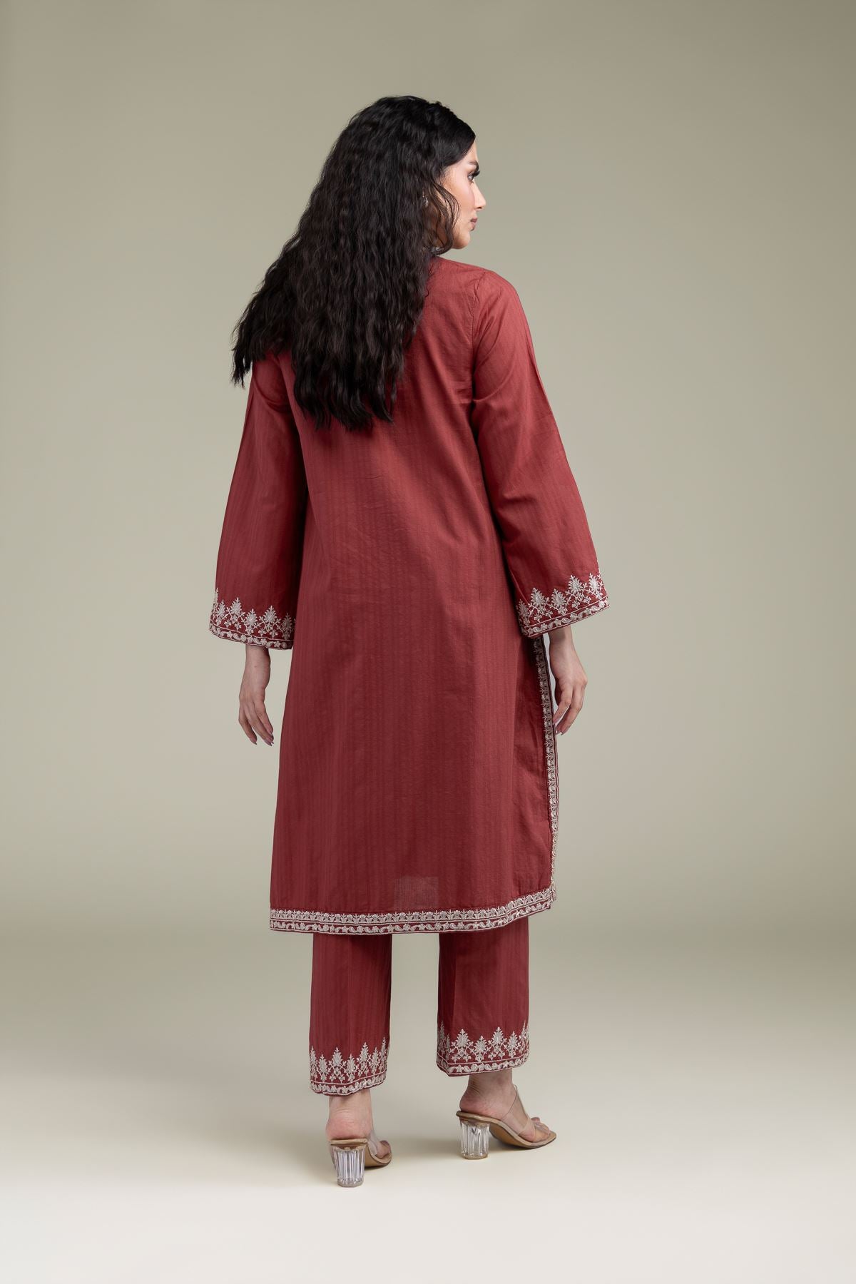 Longline V-Neck Kurta