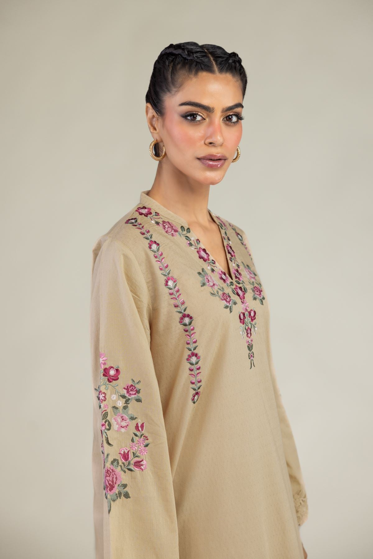 Floral Longline Kurta