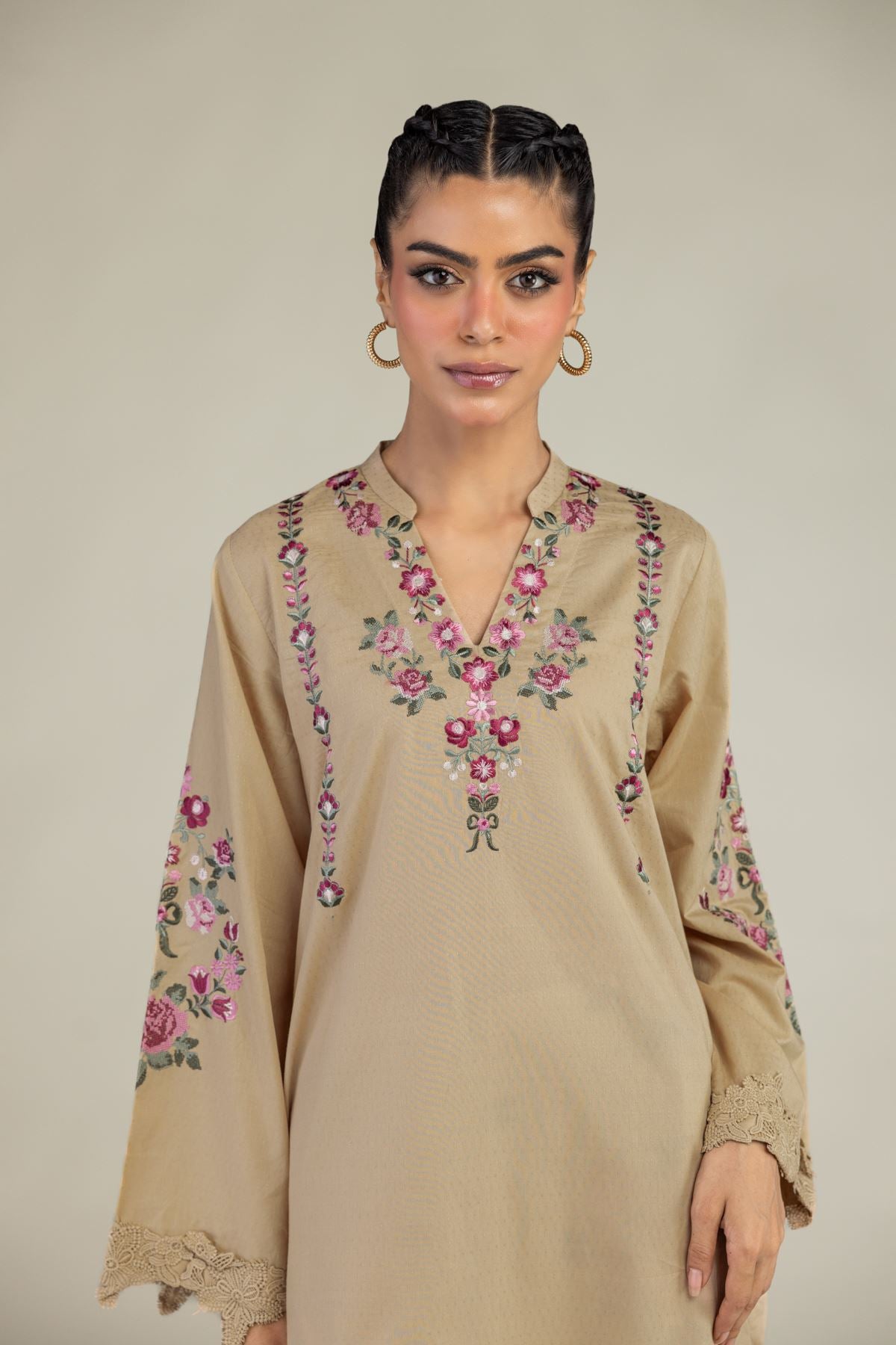 Floral Longline Kurta