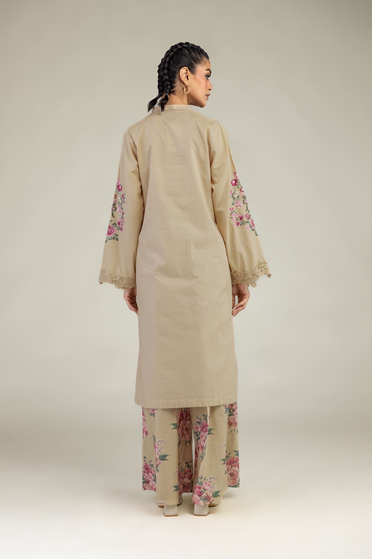 Floral Longline Kurta