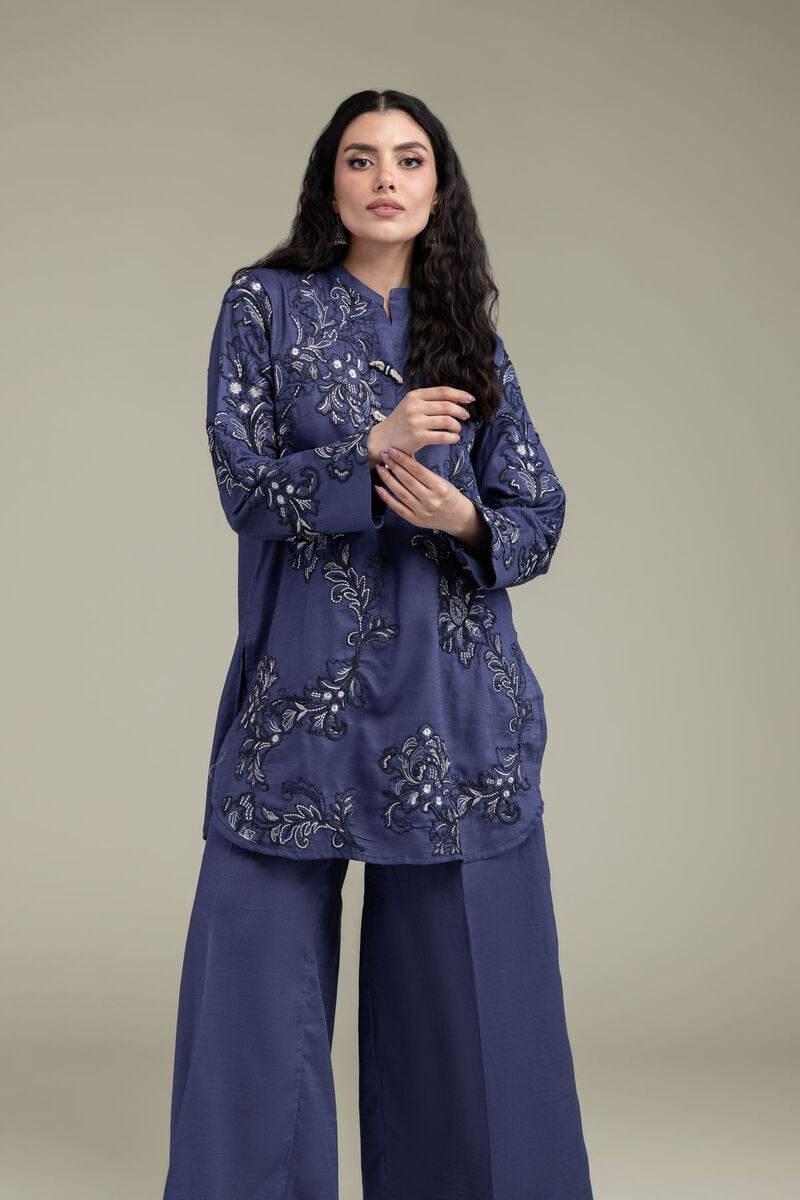 Short Floral Kurta