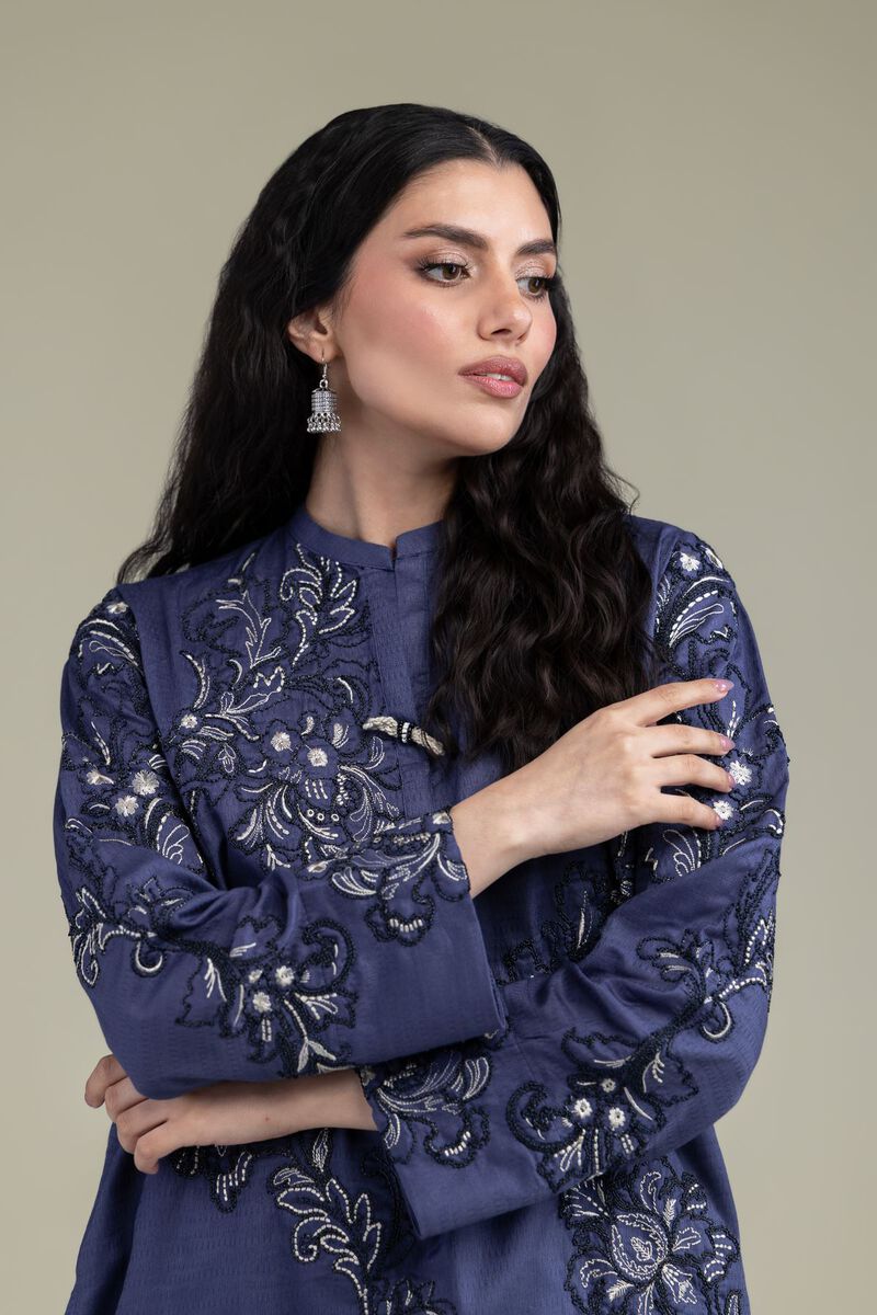 Short Floral Kurta