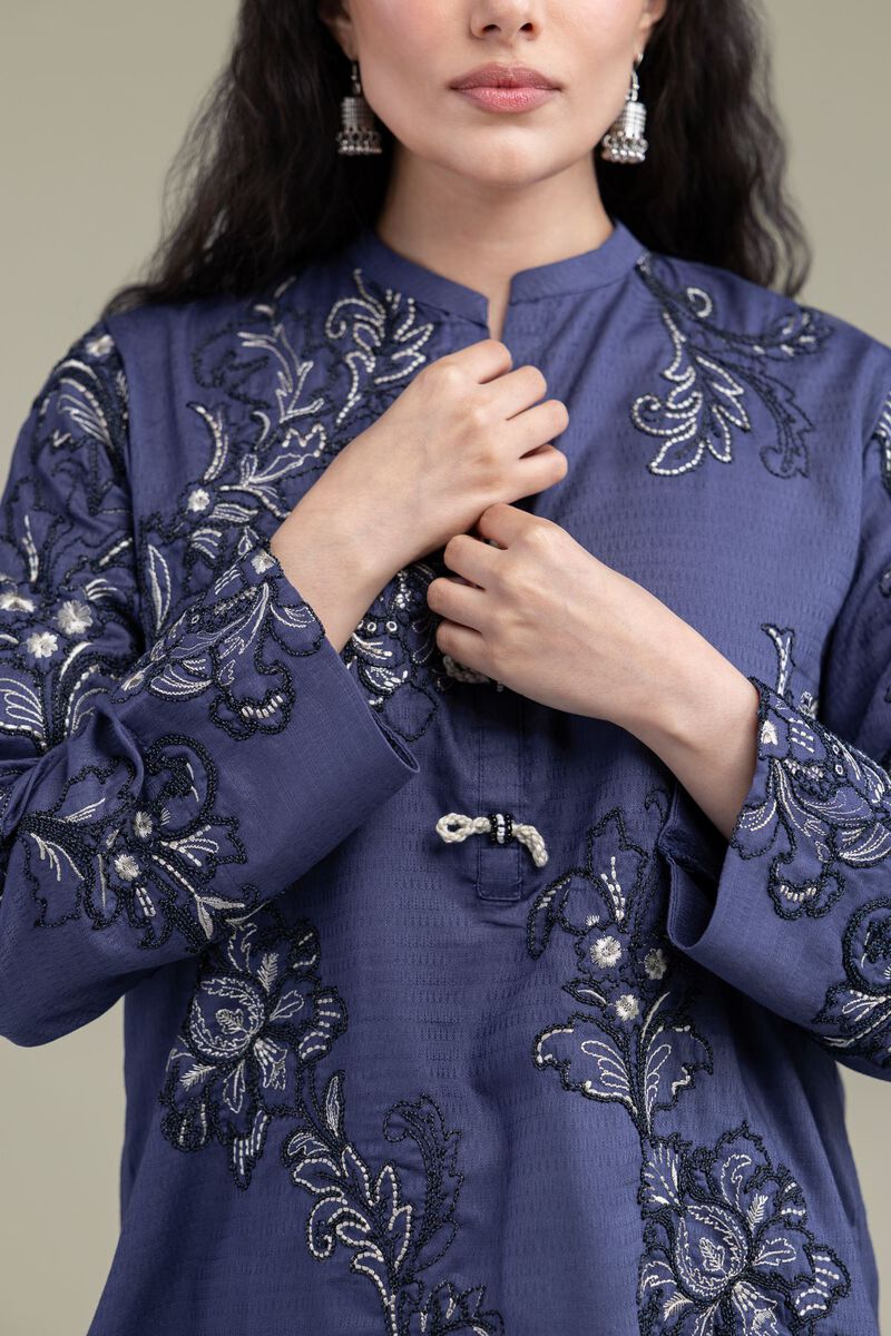 Short Floral Kurta